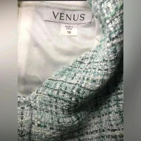 Womens Tweed Sleeveless dress - Picture 12 of 16